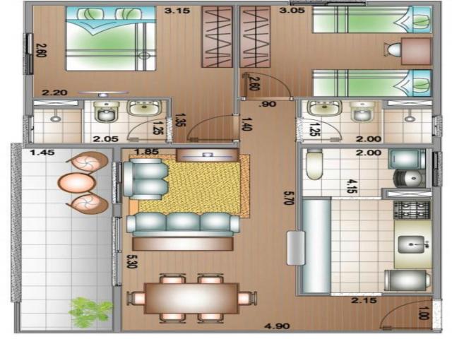 #1346 - Apartamento para Venda em Jacareí - SP