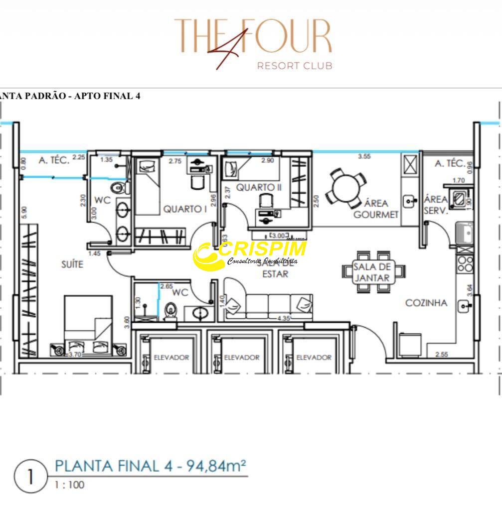 Apartamento, 3 quartos, 95 m² - Foto 40